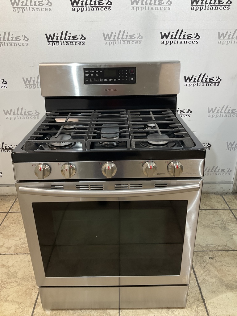 Samsung Used Natural Gas Stove 30inches (Stainless Steel) 
