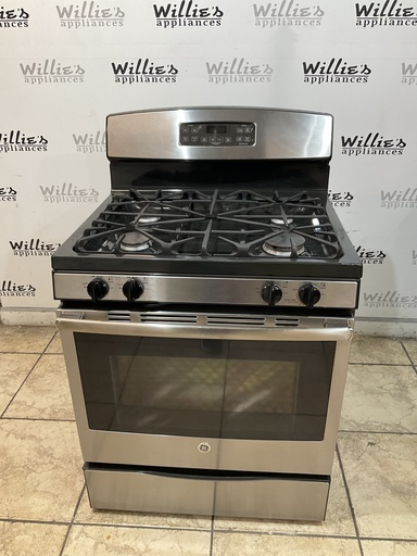 [103151] Ge Used Natural Gas Stove 30inches (Stainless Steel) 