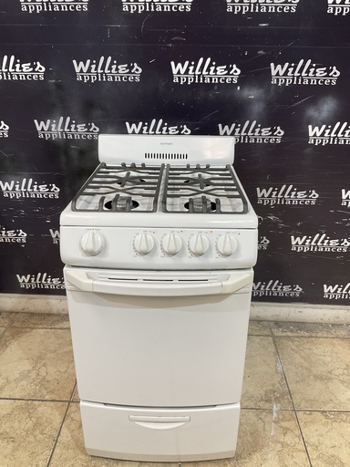 [103150] Hotpoint Used Natural Gas Stove 20inches (White)