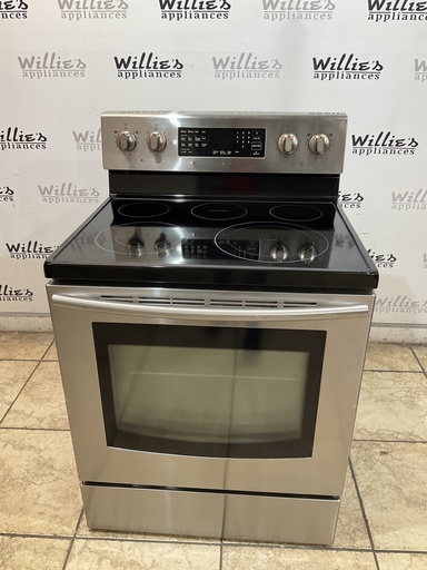 [103160] Samsung Used Electric Stove 220volts (40/50 AMP) 30inches {no cord} (Stainless steel) 