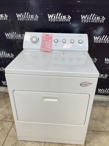 [103188] Whirlpool Used Natural Gas Dryer 29inches (White)  