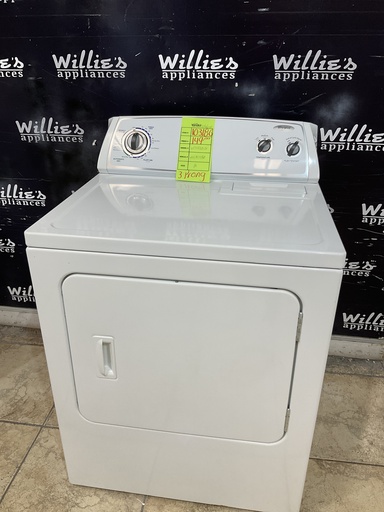 [103186] Whirlpool Used Electric Dryer 220volts (30 AMP) 29inches {3 prong} (White) 