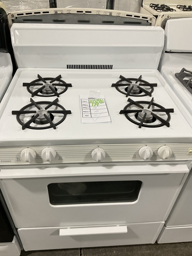 [103246] Premier Used Natural Gas Stove 30inches (White) 