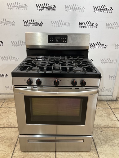 [103287] Frigidaire Used Natural Gas Stove 30inches (Stainless Steel) 