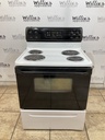 Frigidaire Used Electric Stove 220volts (40/50 AMP) 30inches {no cord} (White/Black)