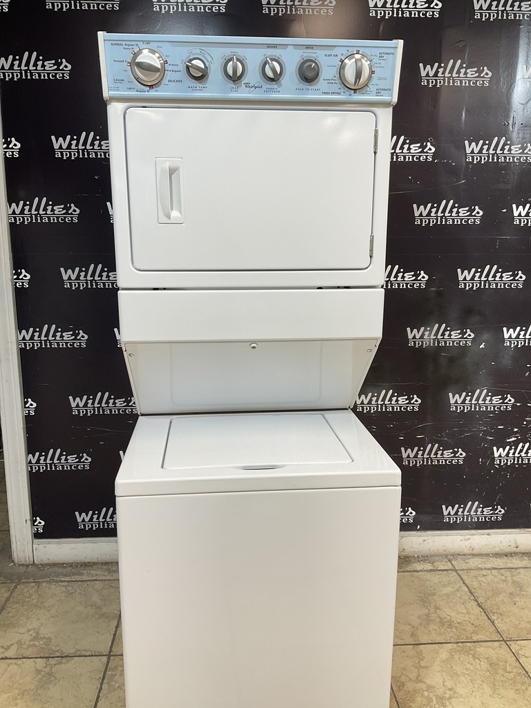 Whirlpool Used Electric Unit Stackable 220volts (30 AMP) 27x72 {no cord} (White) 