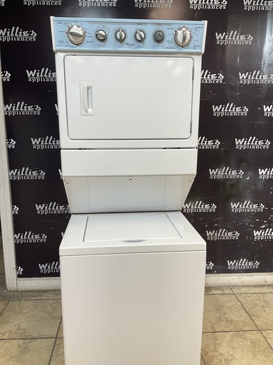 [103292] Whirlpool Used Electric Unit Stackable 220volts (30 AMP) 27x72 {no cord} (White) 