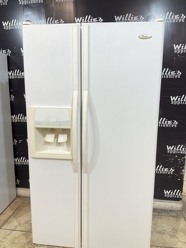 [103309] Whirlpool Used Refrigerator Side by side 36x69 1/2