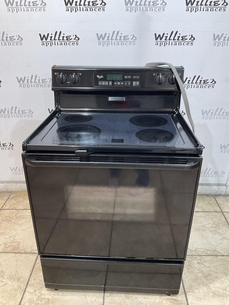 Whirlpool Used Electric Stove 30inches {3 prong} 