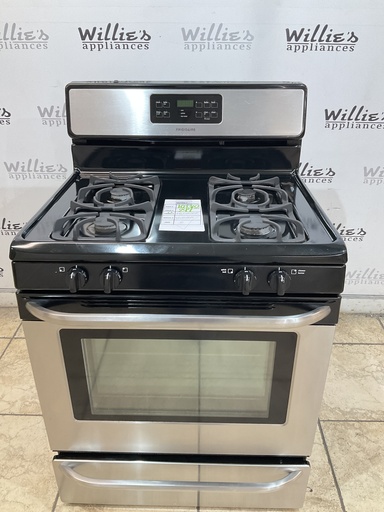 [103310] Frigidaire Used Natural Gas Stove 30inches (Stainless Steel) 