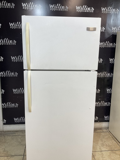 [103338] Frigidaire Used Refrigerator Top and Bottom 28 1/2” x 64 1/2” (White) 