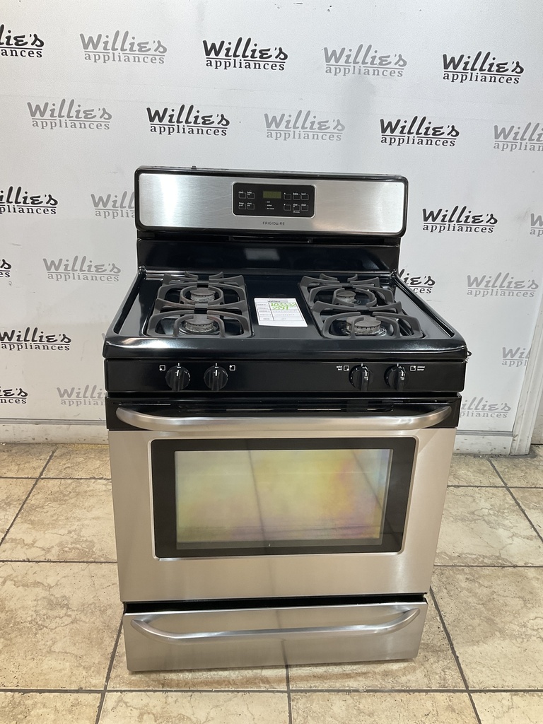 Frigidaire Used Natural Gs Stove 30inches (Stainless Steel) 
