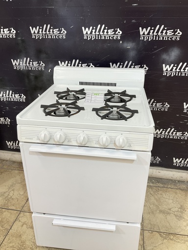[103344] Premier Used Natural Gas Stove 24inches (White) 