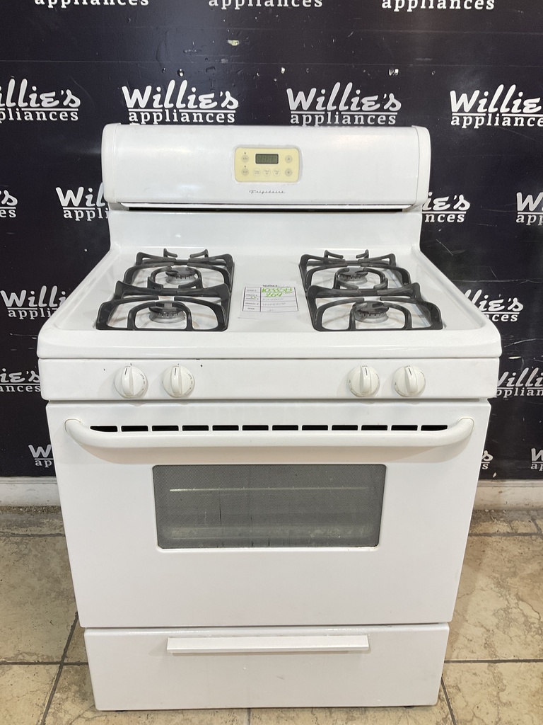 Frigidaire Used Natural Gas Stove 30inches (White) 
