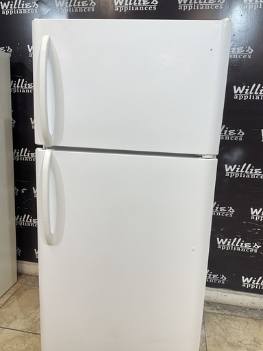 [103372] Frigidaire Used Refrigerator Top and Bottom 30x66 (White) 