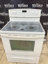Whirlpool Used Electric Stove 220volts (40/50  AMP) 30inches {no cord} (White) 