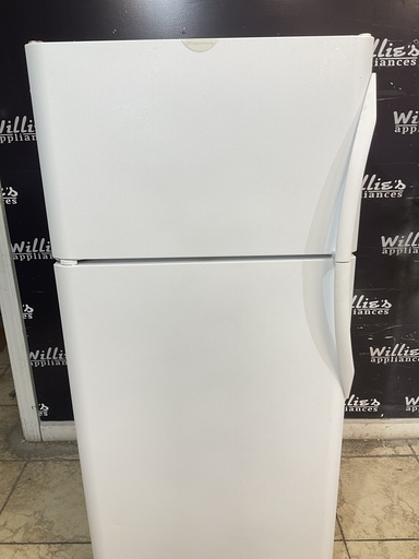 [103492] Frigidaire Used Refrigerator Top and Bottom 30x66 (White) 