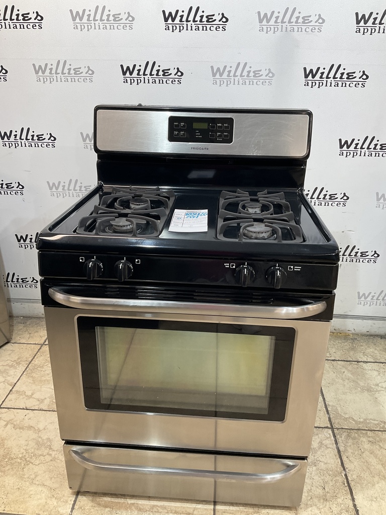 Frigidaire Used Natural Gas Stove 30inches (Stainless Steel)