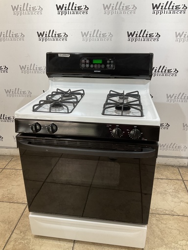 [103498] Hotpoint Used Gas Propane Stove 30inches (White/Black) 