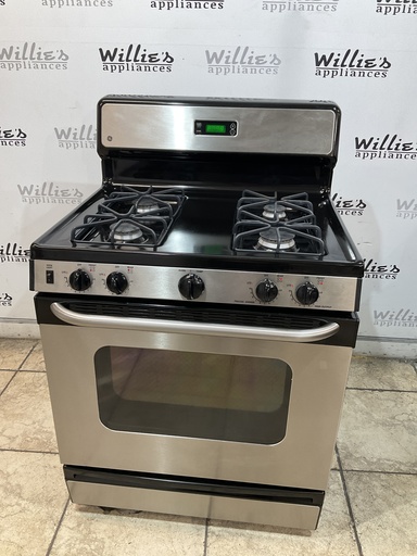 [103533] Ge Used Natural Gas Stove 30inches (Stainless Steel) 