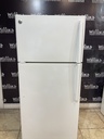 Ge Used Refrigerator Top and Bottom 28x61 1/2” (White) 