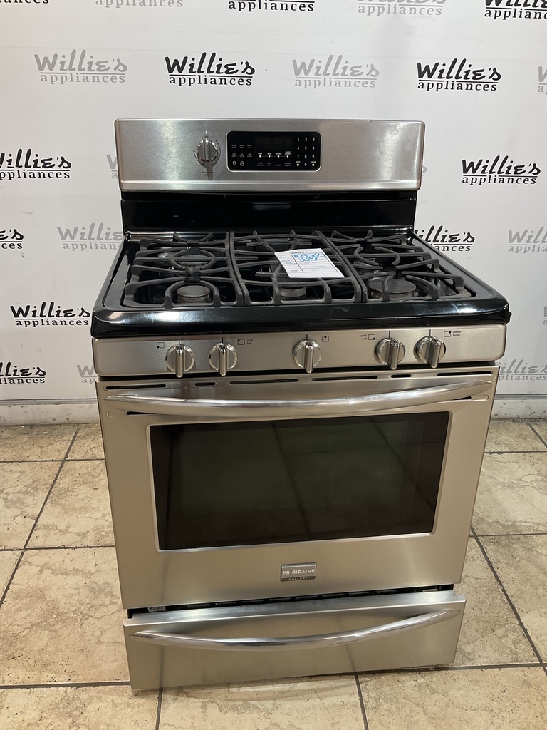 Frigidaire Used Natural Gas Stove 30inches (Stainless Steel) 