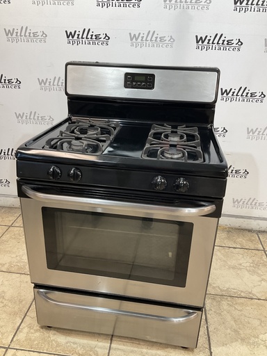 [103206] Frigidaire Used Natural Gas Stove 30inches (Stainless Steel) 