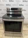 Samsung Used Electric Stove 220volts (40/50 AMP) 30inches {no cord} (Stainless steel) 