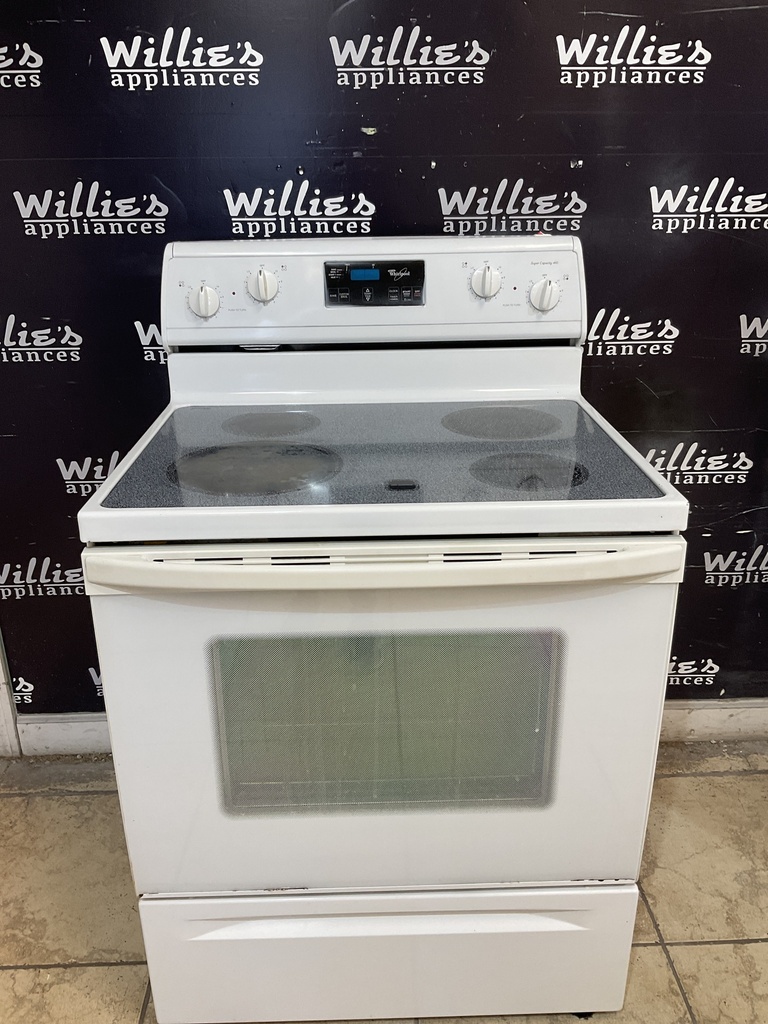 Whirlpool Used Electric Stove 30inches {no cord} 