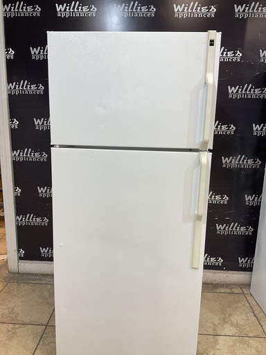 [103585] Hotpoint Used Refrigerator Top and Bottom 28x64 1/2” (White) 