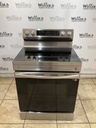 Samsung Used Electric Stove 220volts (40/50 AMP) 30inches {no cord} (Stainless steel) 
