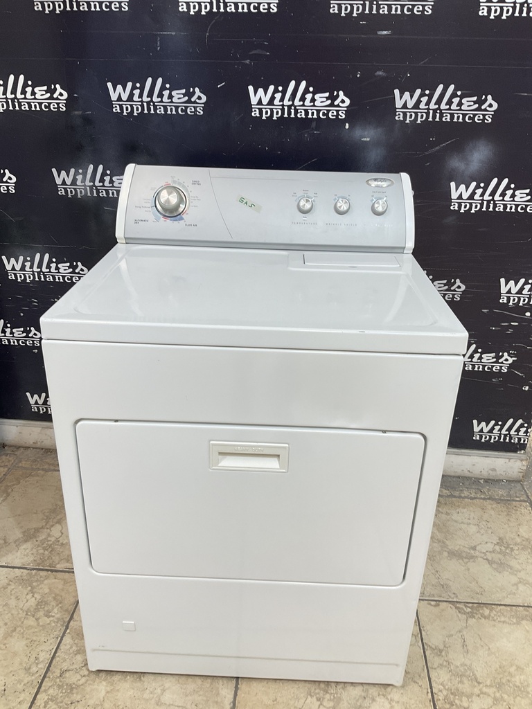 Whirlpool Used Natural Gas Dryer 29inches (White) 