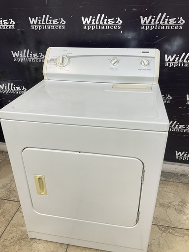 [103619] Kenmore Used Electric Dryer 220volts (30 AMP) 29inches {3 prong} (white) 