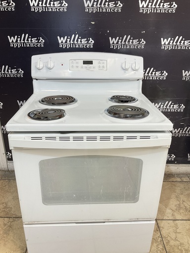 [103589] Frigidaire Used Electric Stove 30inches {no cord} (White) 