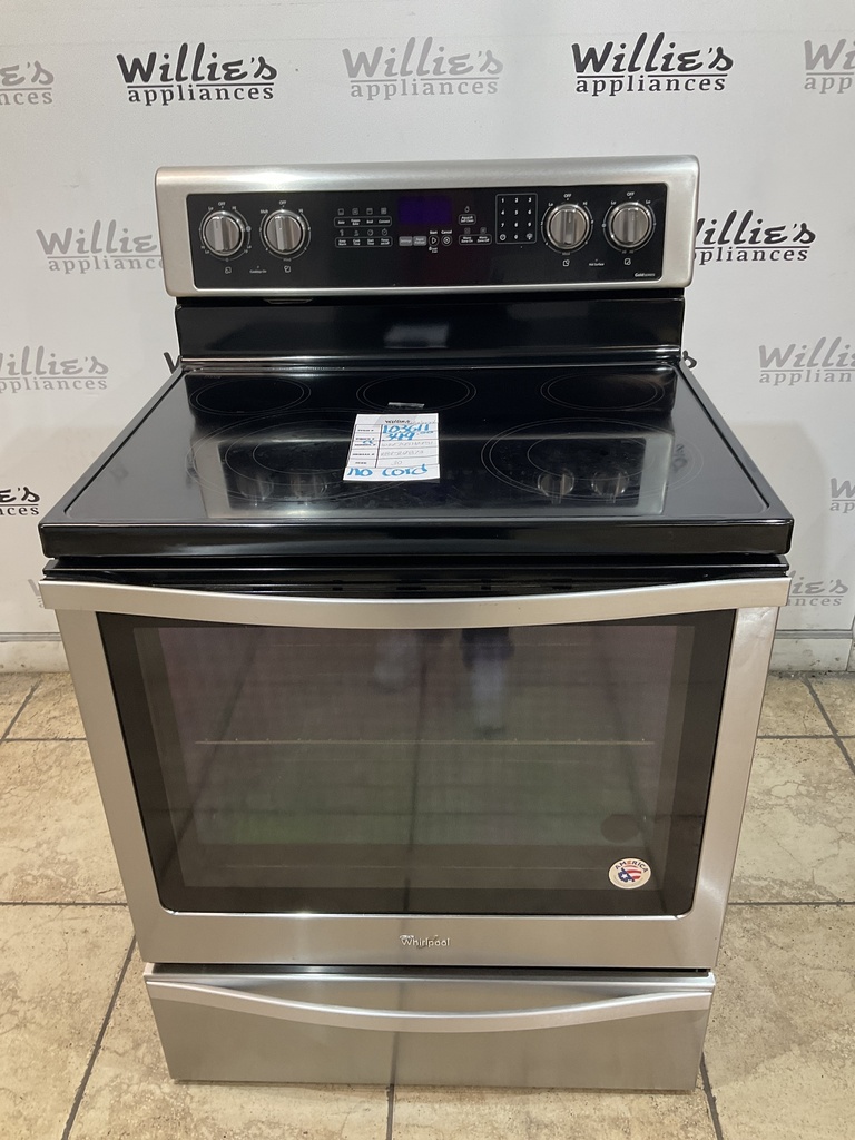 Whirlpool Used Electric Stove 30inches (Stainless Steel) 