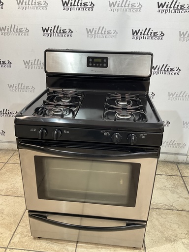[103647] Frigidaire Used Natural Gas Stove 30inches (Stainless Steel)