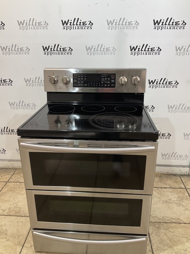 [103650] Samsung Used Electric Stove Double Oven 220volts (40/50 AMP) 30inches {no cord} 