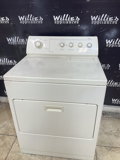 [103678] Whirlpool Used Electric Dryer 220volts (30 AMP) 29inches {3 prong} (Bisque) 