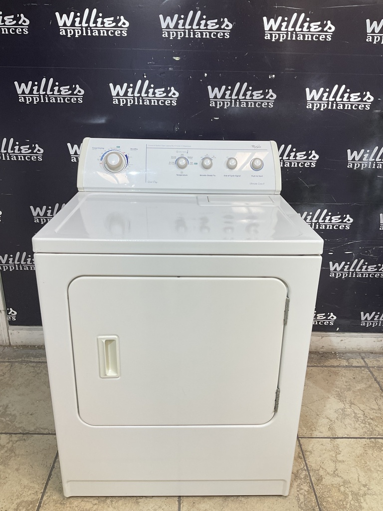 Whirlpool Used Electric Dryer 220volts (30 AMP) 29inches {3 prong} (white) 