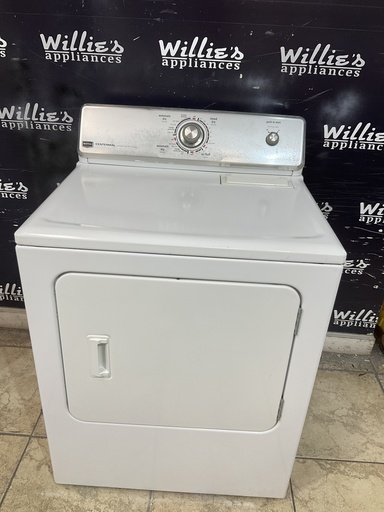 [103688] Maytag Used Electric Dryer 29inches {no cord} (white) 