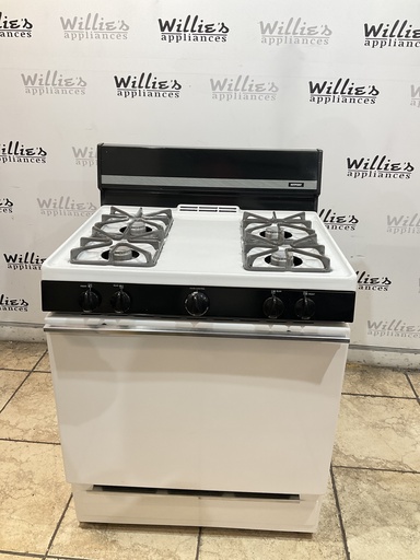 [103719] Hotpoint Used Natural Gas Stove 30inches 