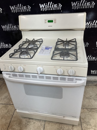 [103727] Hotpoint Used Natural Gas Stove 30inches 