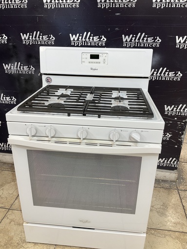 [103733] Whirlpool Used Natural Gas Stove 30inches (White) 