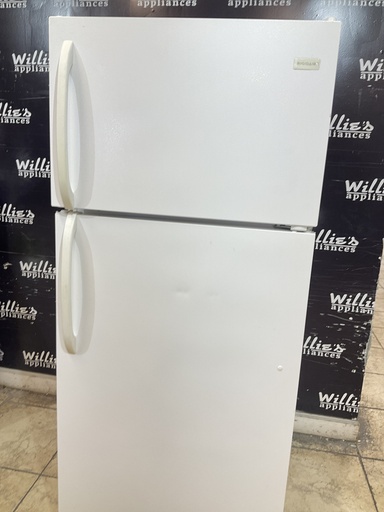 [103756] Frigidaire Used Refrigerator Top and Bottom 28 1/2” x 65 (White) 