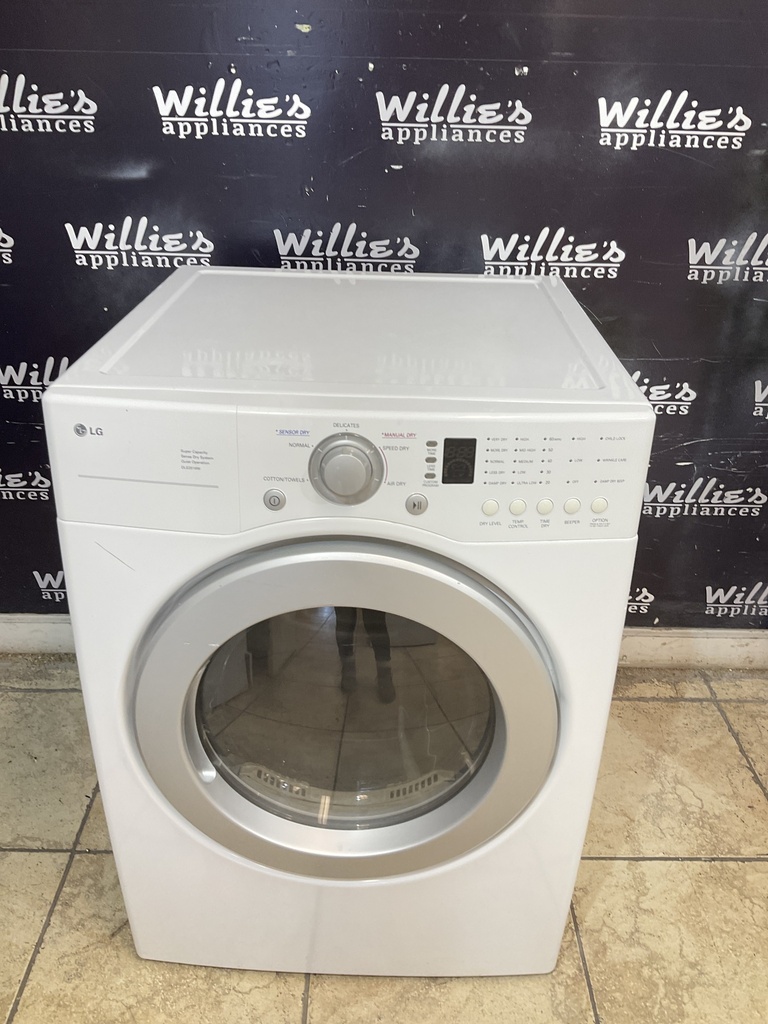 Lg Used Electric Gas Dryer 220volts (30 AMP)  27inches {3 prong} (White) 