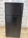 Frigidaire Used Refrigerator Top and Bottom 30x66 (Black) 