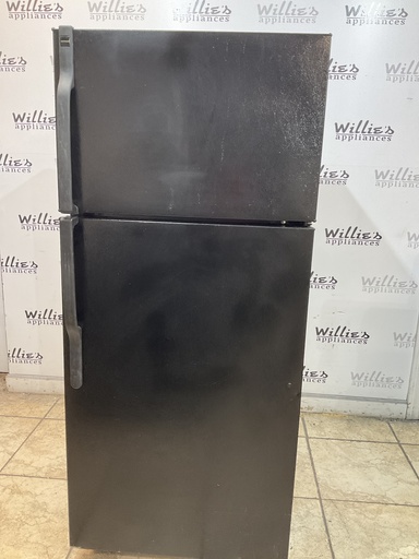 [103826] Hotpoint Used Refrigerator Top and Bottom 28x64 /2” (black) 