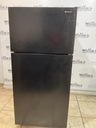Americana Used Refrigerator Top and Bottom 28x61 1/2” (Black) 