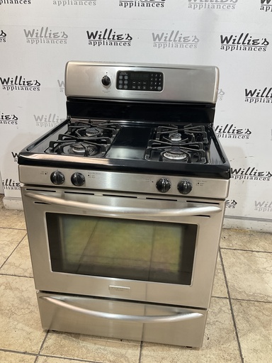 [103865] Frigidaire Used Natural Gas Stove 30inches (Stainless Steel) 
