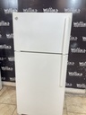 Ge Used Refrigerator Top and Bottom 28x61 (White) 